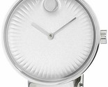 Movado 3680012 Edge Silver Dial Stainless Steel Ladies Watch - £218.20 GBP