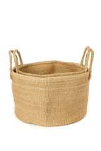 Large Floor Basket (1) for Storage - Sand - £63.14 GBP