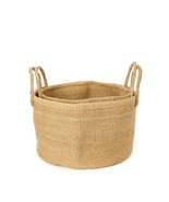 Large Floor Basket (1) for Storage - Sand - £59.81 GBP