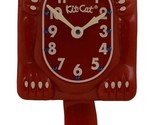 Limited Edition Scarlet Kit-Cat Klock Swarovski Blue Crystals Jeweled Clock - $104.95