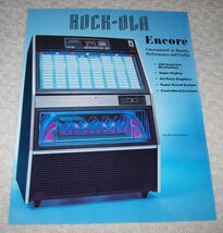 Rock Ola 494-1 ENCORE 1987 Original NOS Phonograph Music Promo Sales Flyer - $18.62