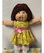 VTG Cabbage Patch Kid Girl Brown Hair Brown Eyes Hong Kong P Factory HM#... - €253,32 EUR