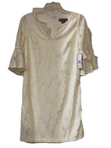 Jessica Howard Lace Ivory Lined  Flare Sleeves  Women  Dress 6P - £17.39 GBP