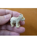 Y-GOA-3) gray red BILLY GOAT I love fair goats figurine stone gemstone S... - €7,46 EUR