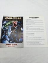 Star Wars Miniatures Rebel Storm Collectible Miniatures Game Rules - £7.19 GBP