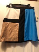NWT Ladies EP PRO Blue Black Gold Colorblock MERIDIAN Golf Skort sizes 1... - $32.99