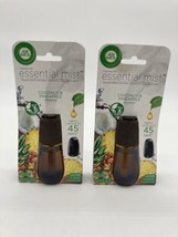 (2) Air Wick Essential Mist Fragrance Refills Coconut &amp; Pineapple Essential Oil - £10.11 GBP