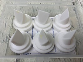 6 Count Duckbill Valves Replacement Pump Parts White - $14.25