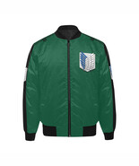 Attack on Titan Survey Corps Green Bomber Jacket Adult and Kids  - $95.72 CAD