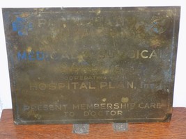Vintage Participating Physician Medical Surgical Care Metal Sign - €95,28 EUR