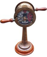 Vintage Style Ship Telegraph Brass and Wood Nautical Decor Engine Room S... - £68.82 GBP