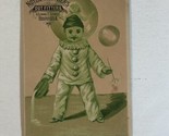 Noyes Brothers Outfitters Victorian Trade Card Boston Massachusetts VTC 2 - £4.73 GBP