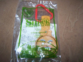 Shrek Gingy Watch Clock Bag Clip McDonald&#39;s #2 Toy New but Battery is Dead - £4.71 GBP