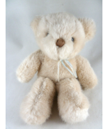Vintage Dakin Teddy Bear Plush 1992 10&quot; sitting Light beige Soft cuddly - $27.15 CAD