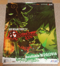 Shin Megami Tensei IV Apocalypse Promotional Poster for Nintendo 3DS Video Game - £15.77 GBP