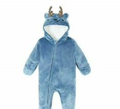 KOALA BABY ~ 1 Piece ~ Blue Plush Pram Jumper ~ 12/18 Months ~ Lined Bod... - £20.47 GBP