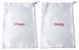 Travel Essentials Satin Clean and Dirty Laundry-Undergarment Garment bag... - $19.59
