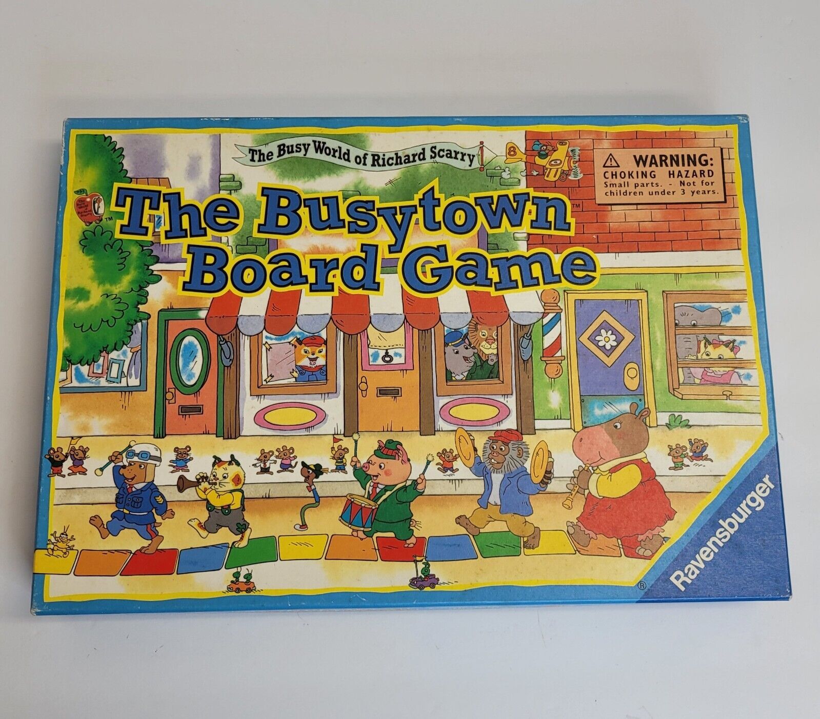 Vtg 1996 Ravensburger Busytown Board Game World Richard Scarry INCOMPLETE PARTS - $14.84
