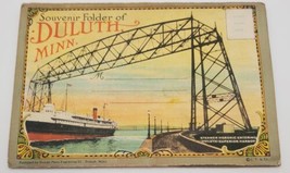Souvenir Folder of Duluth Minesota Vintage Fold Out Souvenir Postcard - £15.33 GBP