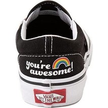 Vans toddler Classic Slip On Radically Happy Black Multi Size 8 - $65.33