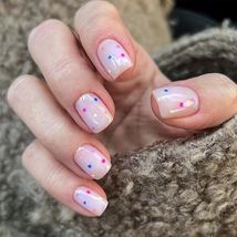 RIICFDD 24pcs Short Square Press On Nails Nude Pink Floral Glossy Style 18 - €2,65 EUR RIICFDD 24pcs Short Square Press On Nails Nude Pink Floral Glossy Style 18 - €2,65 EUR