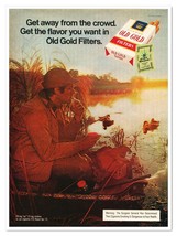 Print Ad Old Gold Cigarettes Duck Hunting Vintage 1972 Advertisement - £7.65 GBP