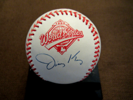 Jimmy Key 1996 Wsc New York Yankees Signed Auto Vintage 1996 W.S. Baseball Jsa - £118.69 GBP