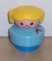 Vintage 90&#39;s Fisher Price Chunky Little People Peggy Sue figure #2591 FPLP - $9.60