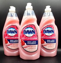 3 Dawn Ultra Gentle Clean Pomegranate &amp; Rose Water Scent LARGE 24 oz Dis... - £23.95 GBP