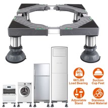 Adjustable Universal Refrigerator Dryer Washing Machine Base Stand Stron... - £48.98 GBP