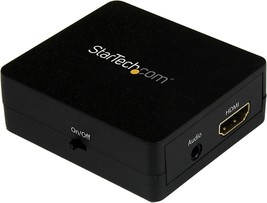 Startech.Com Hdmi Audio Extractor - Hdmi To 3.5Mm Audio, 1080P (Hd2A),Black - £55.81 GBP