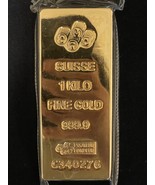 Gold Bar 1 KILO PAMP Suisse Fine Gold 999.9 In Sealed Assay - £53,256.64 GBP