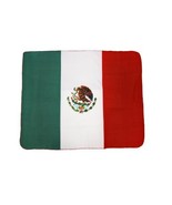 Private Label Mexican Flag Fleece Throw Blanket Mexico 60&quot; X 50&quot; - $21.76 CAD