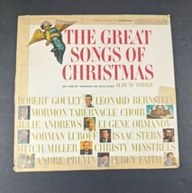 &quot;The Great Songs of Christmas&quot; Record Religious 33 RPM - £12.78 GBP