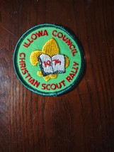 Illowa Council Christian Scout Rally 1974 Boy Scout Patch - £62.80 GBP