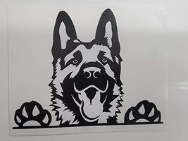 German Shepard Belgian Malinois k9 Dog Sticker Decal vinyl Warning stick... - £3.10 GBP