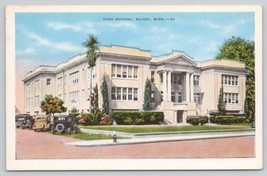 Postcard High School Biloxi Mississippi EC Kropp Co. Linen - $4.75