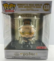 NEW! Funko Pop Deluxe Gringotts Head Goblin W/ Bank Exclusive #138 Harry Potter - £43.51 GBP