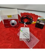 Sony Cyber-shot DSC-W560 14.1MP Digital Camera - Red New Battery &amp; Charger - $259.83 CAD