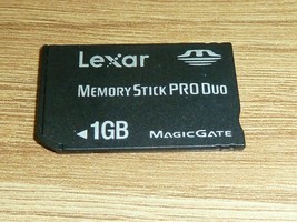 Lexar Memory Stick Pro Duo Sony 1GB - $15.66 CAD