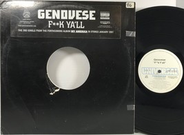Genovese - F**K Y’All 2001 Universal 12” Promo Stereo Vinyl LP Excellent - £13.25 GBP