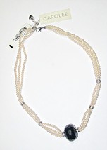 Carollee Faux Pearl Necklace 15-16&quot; Long NEW with Tags - £7.77 GBP