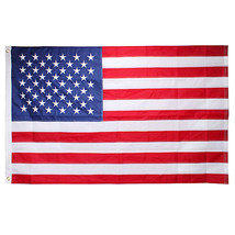 USA 3&#39;x5&#39; Embroidered Flag ROUGH TEX® - £37.49 GBP