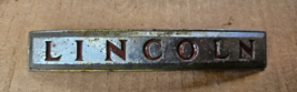 1940s Lincoln Continental zephyr Hood Badge Ornament Trim OEM - £43.13 GBP