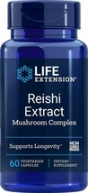 Life Extension Reishi Extract Mushroom Complex, 60 Vegetarian Capsules - £19.91 GBP
