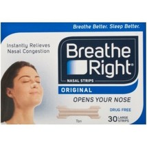 Breathe Right Original Nasal Strips Large x 30 - $20.20