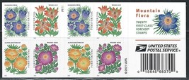 Mint US Mountain Flora Booklet Pane of 20  Scott# 5679b (MNH) - $14.00