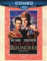 ROUNDERS (blu-ray+dvd) Out Of Print combo, poker hustler helps buddy pay debt - £19.29 GBP