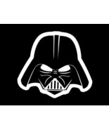 DARTH VADER Helmet Star Wars Vinyl Decal Car Sticker Wall CHOOSE SIZE COLOR - £2.24 GBP+