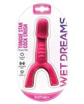 Wet Dreams Tongue Star Cock Crush Vibe - Pink - £17.02 GBP